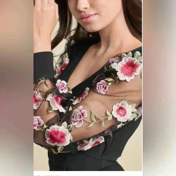 Embroidered Sleeve Jumpsuit - Picture 14 of 16